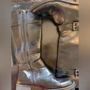 Aerosols Riding Boots with stretch gore-BLK-6.5